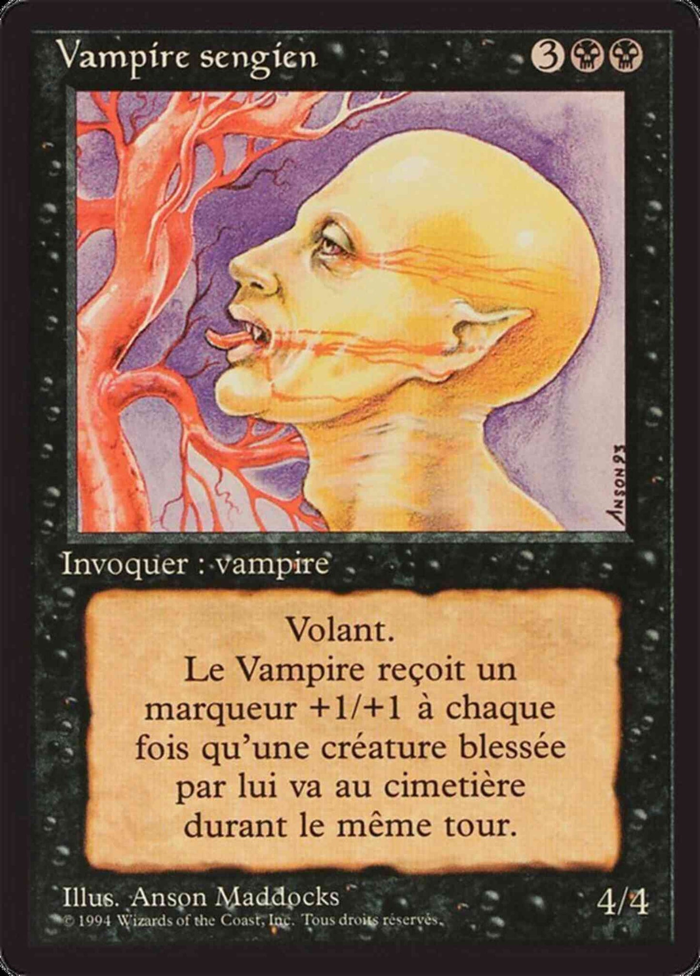Sengir Vampire - French [129] [Foreign Black Border: French] [Non-Foil]