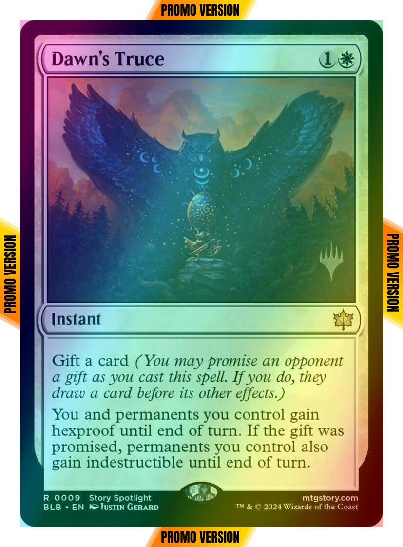 Dawn's Truce [9p] [Promo Pack] [Bloomburrow: Promos] [Foil]