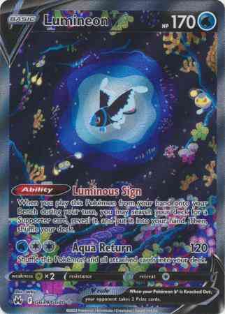 Lumineon V - GG39/GG70 - Rare Holo V [swsh125gg-GG39] [Ultra]