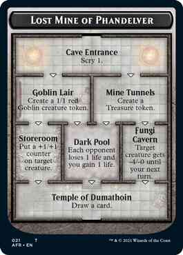 Lost Mine of Phandelver Token (21) // Skeleton Token (06) [Adventures in the Forgotten Realms: Tokens] [Non-Foil]