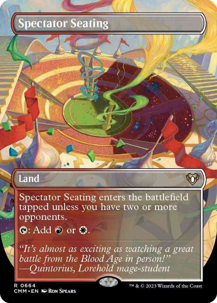 Spectator Seating [664] [Borderless] [Commander Masters] [Non-Foil]