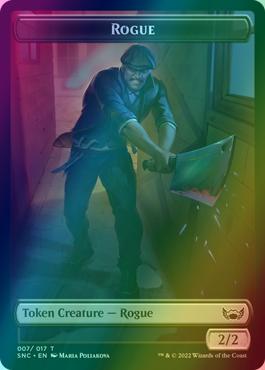 Cat Token (09) // Rogue Token (07) [Streets of New Capenna: Tokens] [Foil]