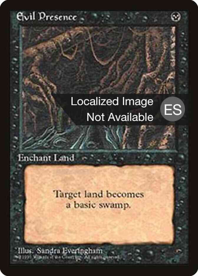 Evil Presence - Japanese [136] [Fourth Edition Black Border: Japanese] [Non-Foil]
