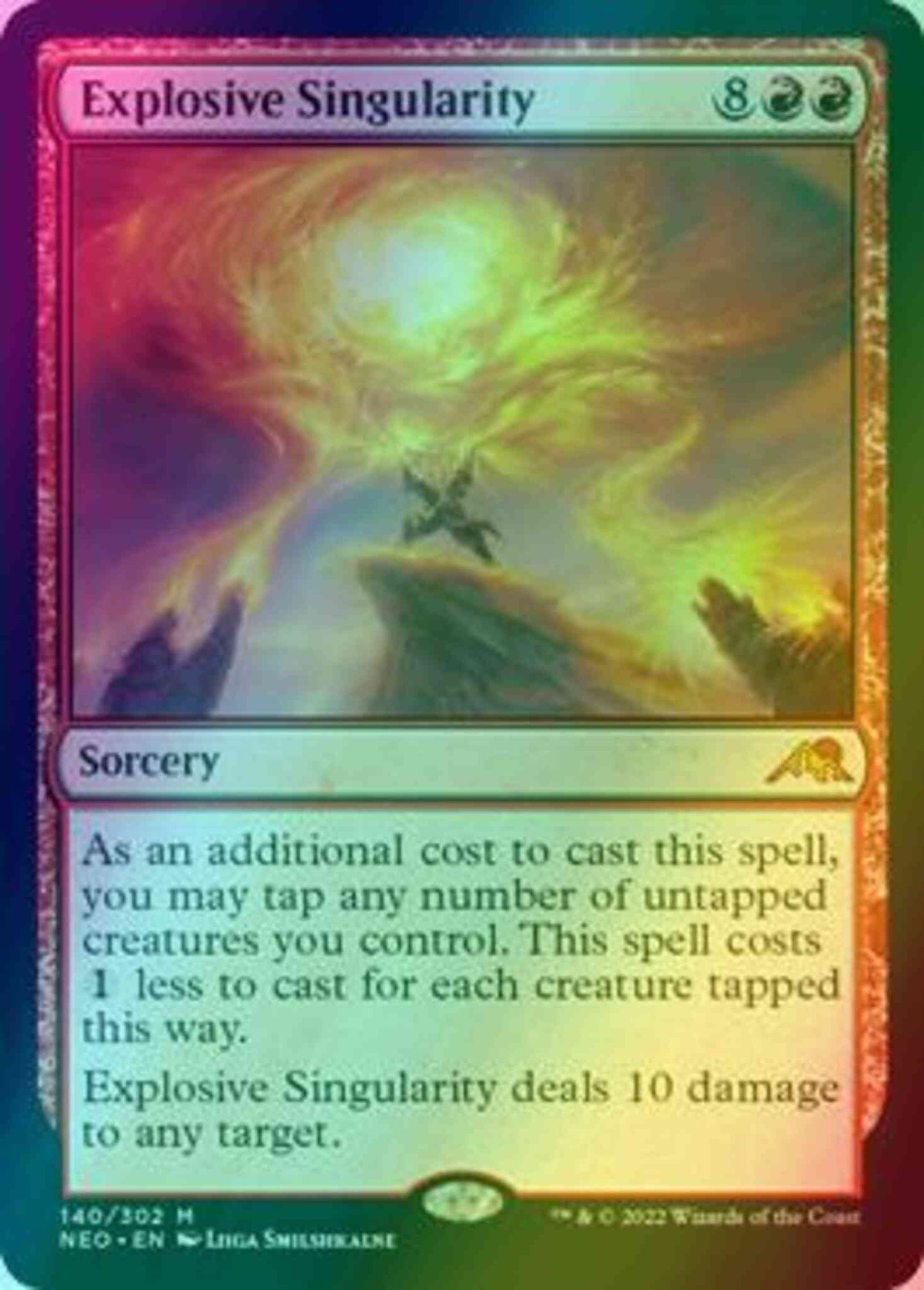 Explosive Singularity [140] [Kamigawa: Neon Dynasty] [Foil]