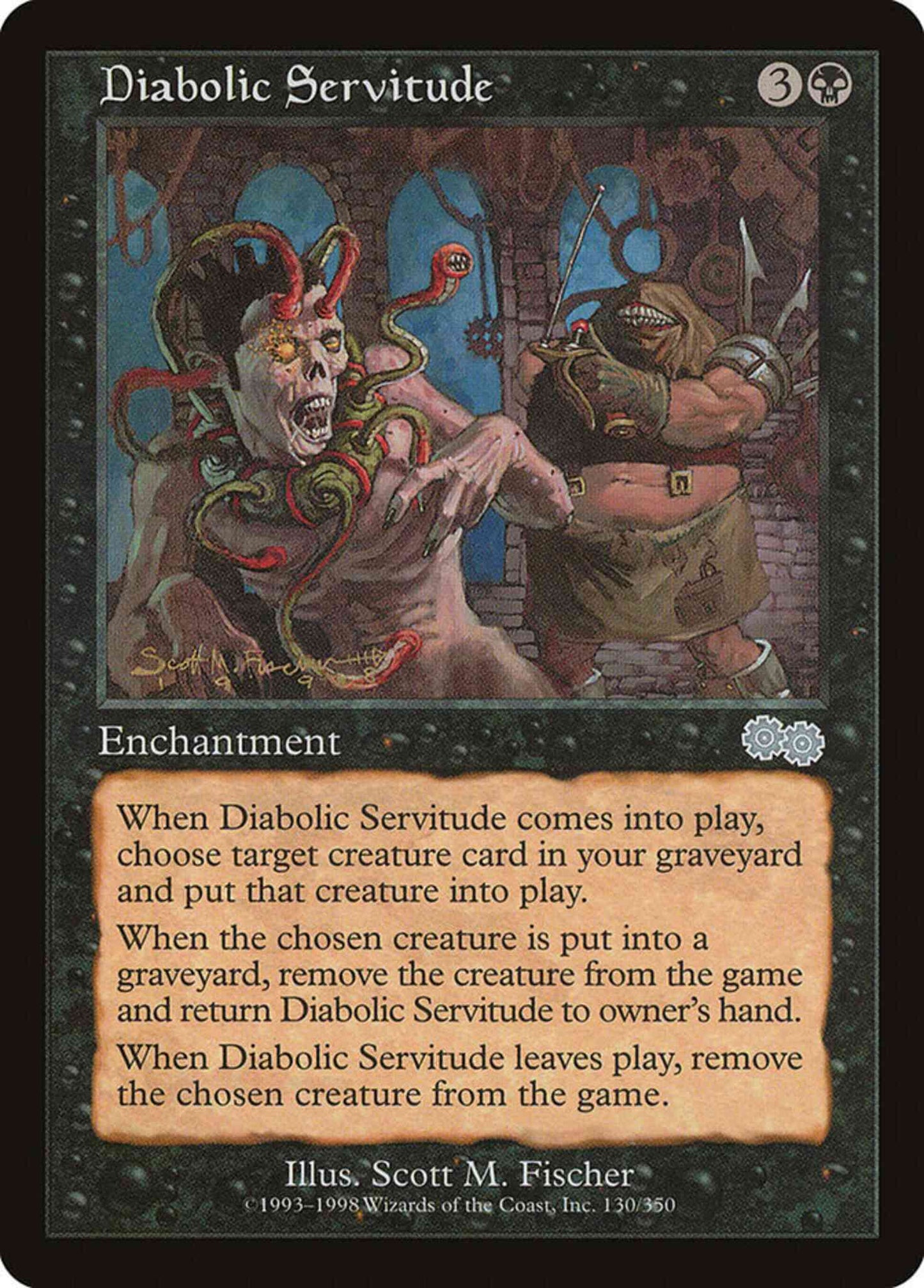 Diabolic Servitude [130] [Urza's Saga] [Non-Foil]