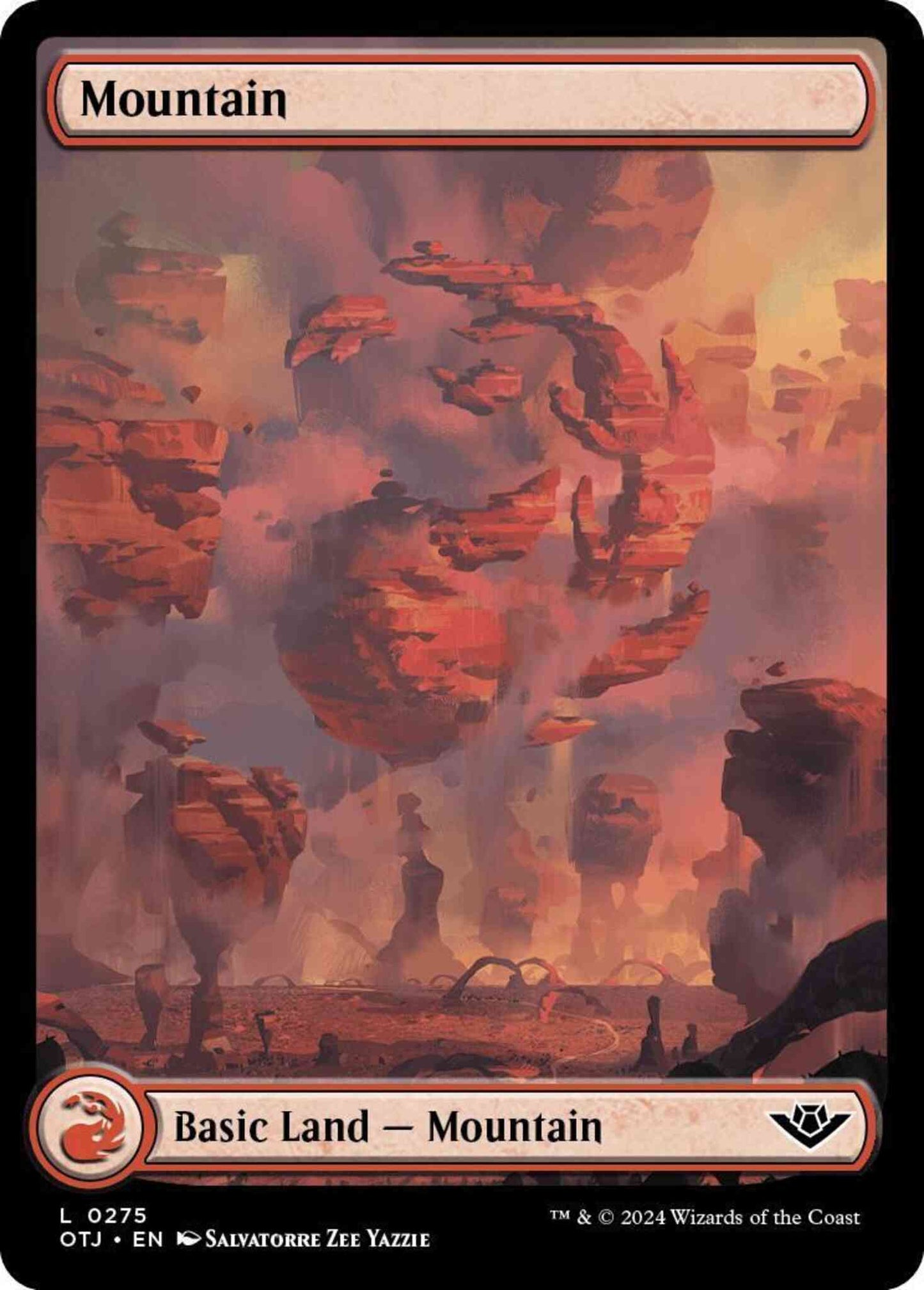 Mountain [275] [Full Art] [Outlaws of Thunder Junction] [Non-Foil]
