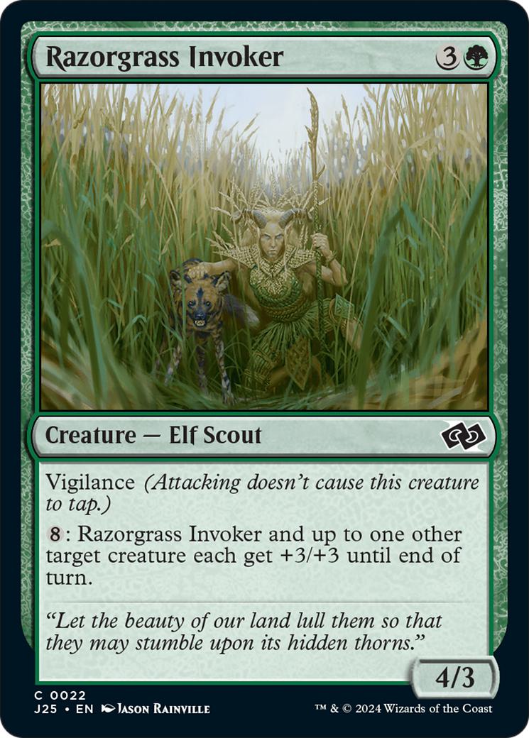 Razorgrass Invoker [22] [Foundations: Jumpstart] [Non-Foil]