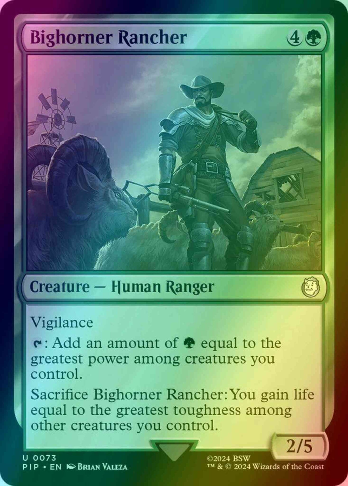 Bighorner Rancher [73] [Fallout] [Foil]