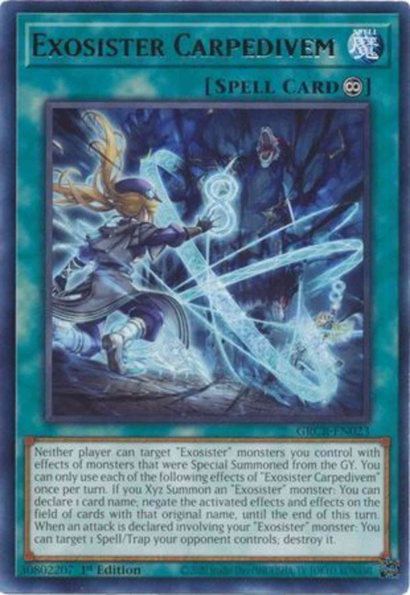 Exosister Carpedivem - GRCR-EN023 - Rare - 1st Edition