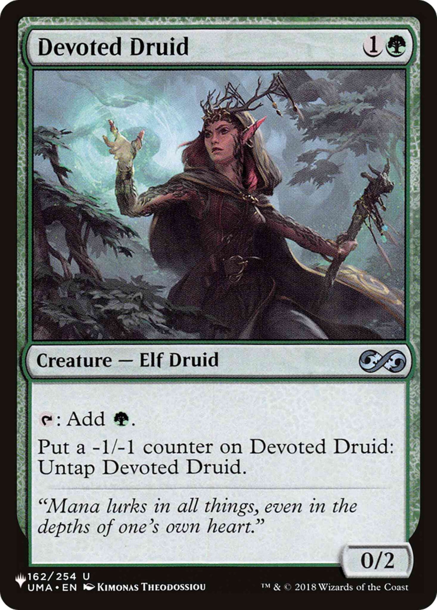 Devoted Druid [UMA-162] [The List] [Non-Foil]