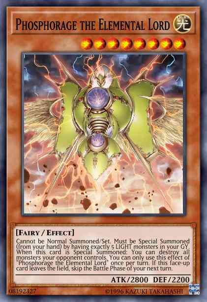 Phosphorage the Elemental Lord - FLOD-EN026 - Super Rare - 1st Edition
