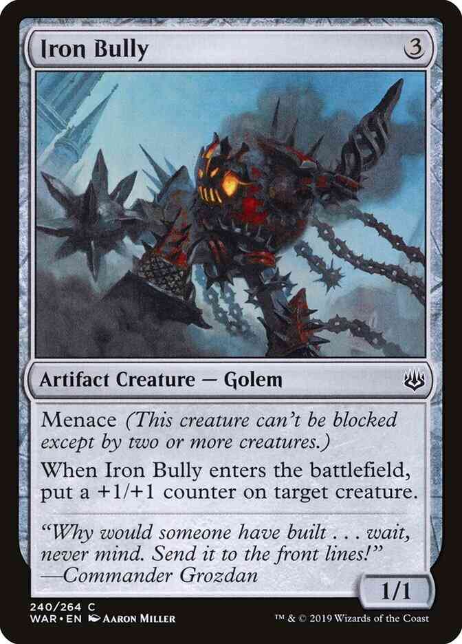 Iron Bully [240] [War of the Spark] [Non-Foil]