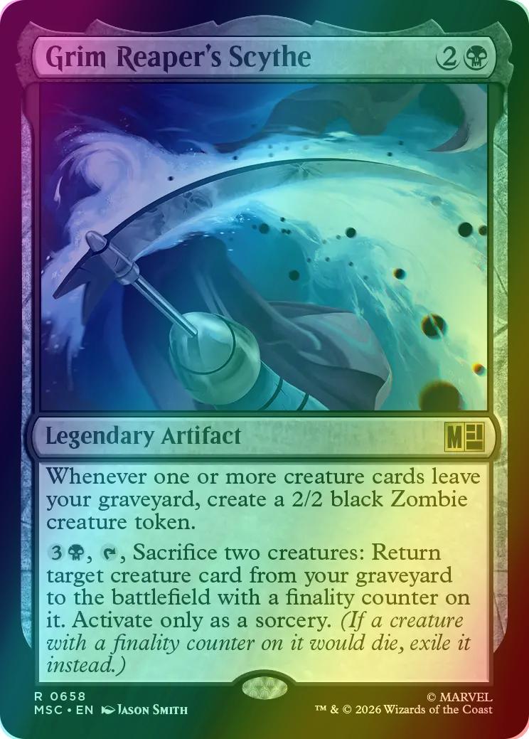 Grim Reaper's Scythe [658] [Jumpstart] [Marvel Super Heroes: Commander] [Foil]