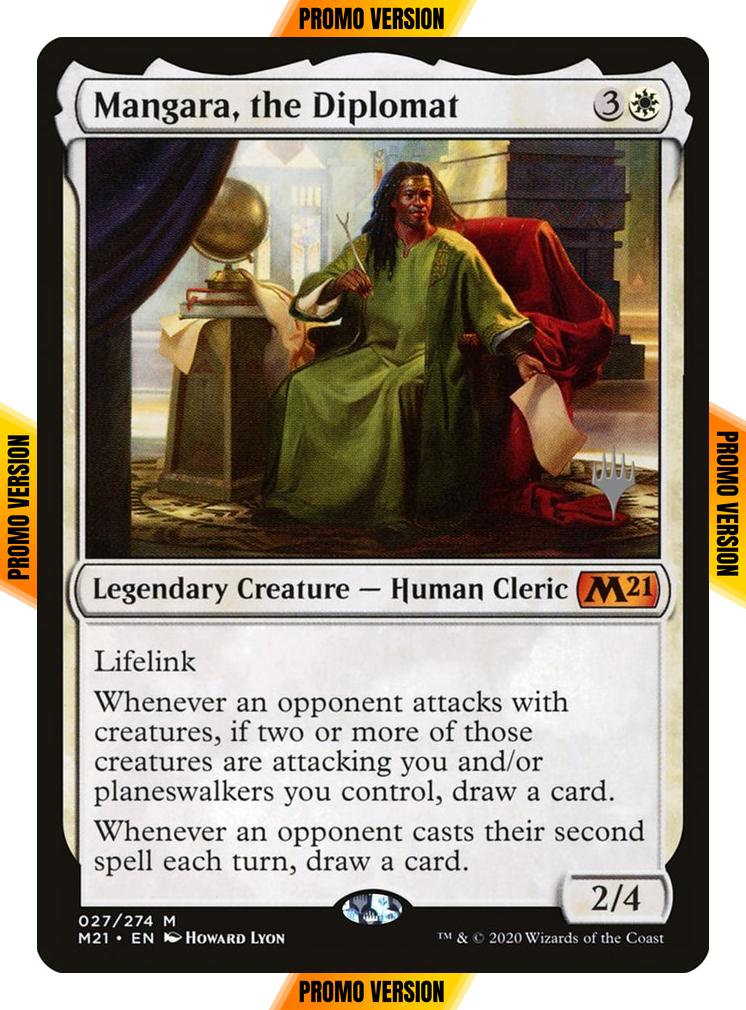 Mangara, the Diplomat [Promo Pack] [27p] [Core Set 2021 Promos] [Foil]
