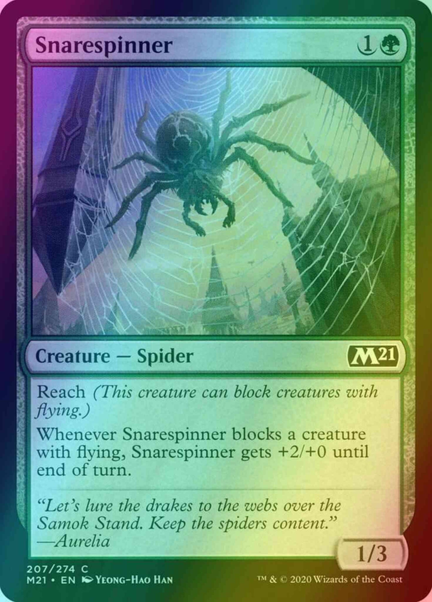 Snarespinner [207] [Core Set 2021] [Foil]