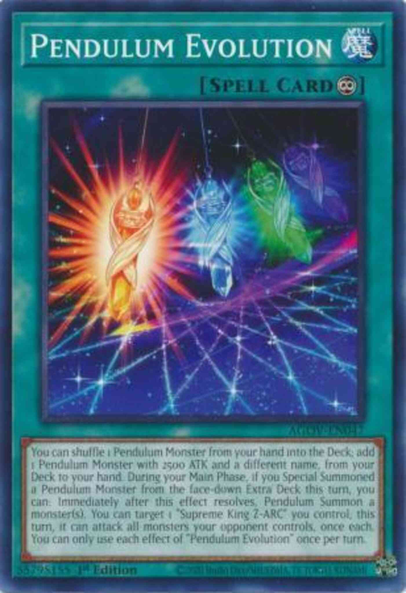 Pendulum Evolution - AGOV-EN047 - Common - 1st Edition