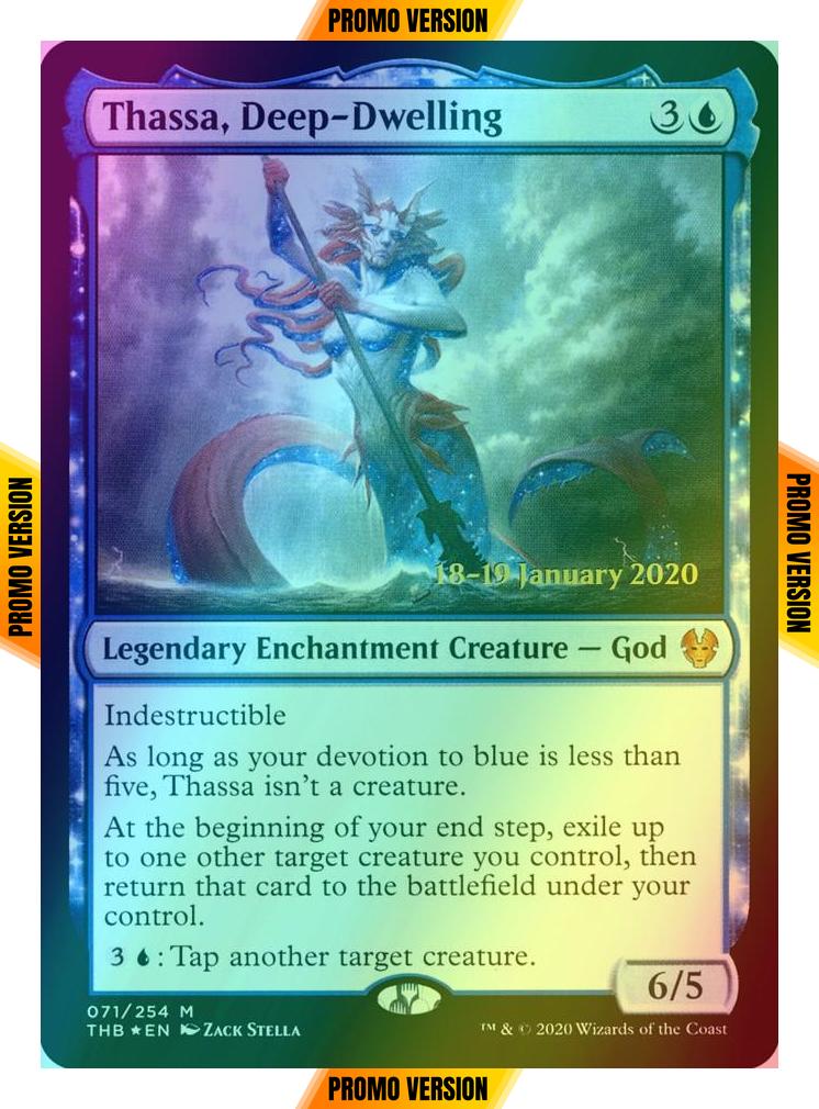 Thassa, Deep-Dwelling [71s] [Theros Beyond Death Promos] [Foil]