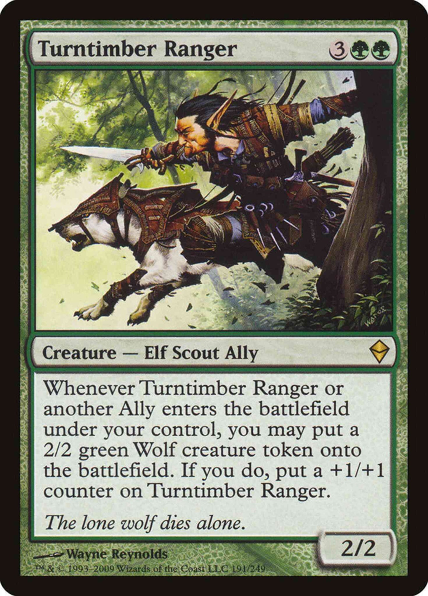 Turntimber Ranger [191] [Zendikar] [Non-Foil]