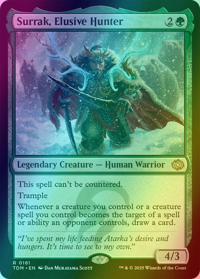 Surrak, Elusive Hunter [161] [Tarkir: Dragonstorm] [Foil]