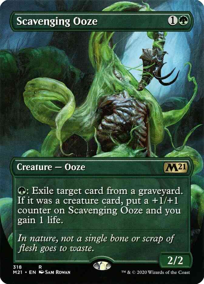 Scavenging Ooze [318] [Alternate Art] [Core Set 2021] [Non-Foil]