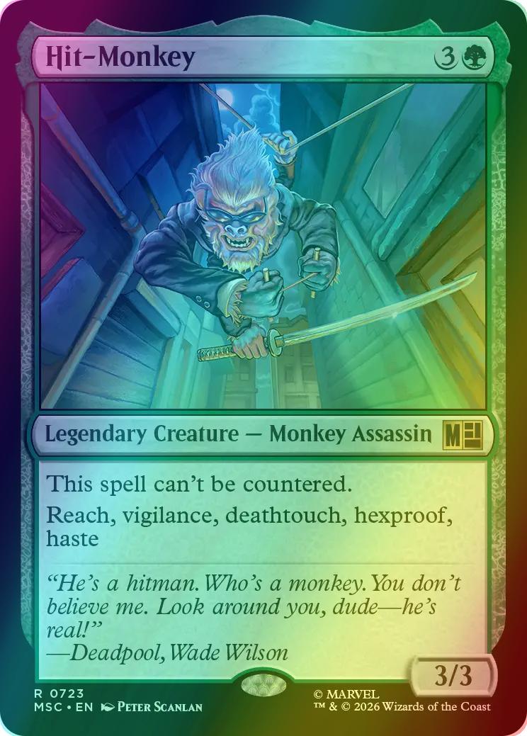 Hit-Monkey [723] [Jumpstart] [Marvel Super Heroes: Commander] [Foil]