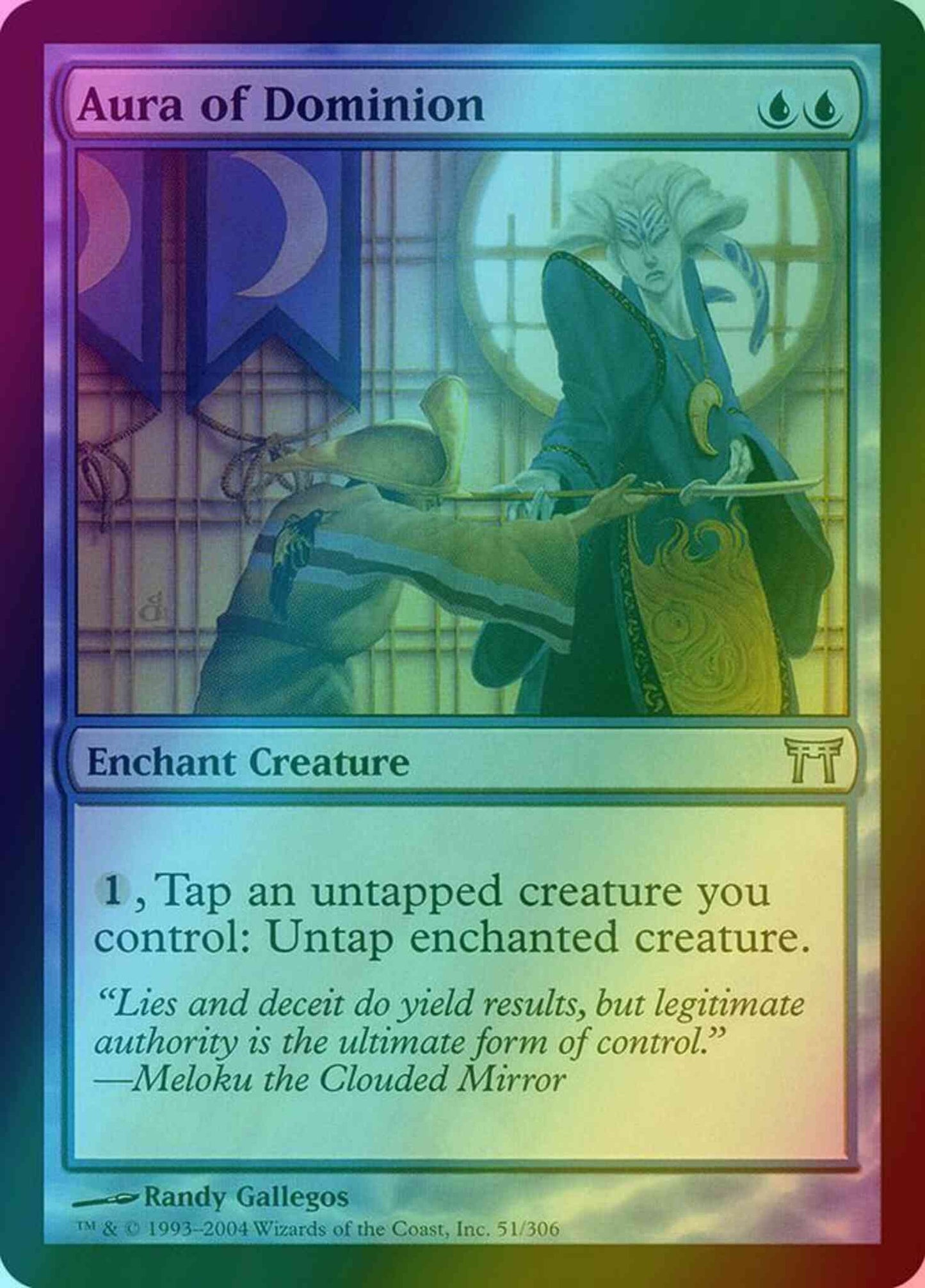 Aura of Dominion [51] [Champions of Kamigawa] [Foil]