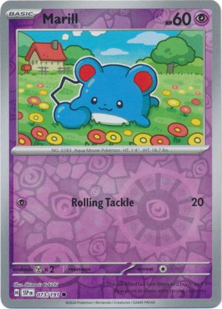 Marill - 073/191 - Common [sv08-073] [Reverse Holo]