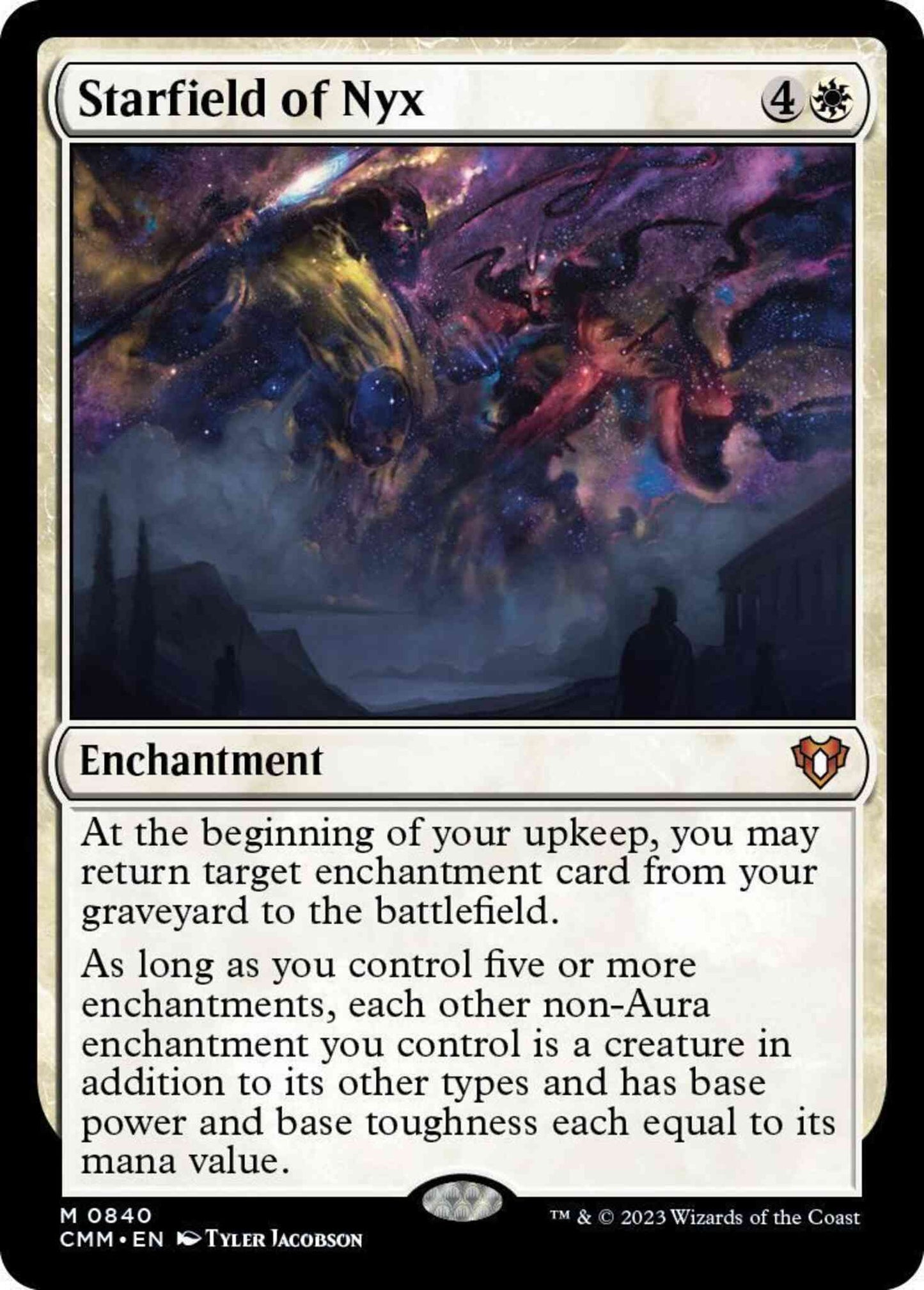 Starfield of Nyx [840] [Commander Masters] [Non-Foil]