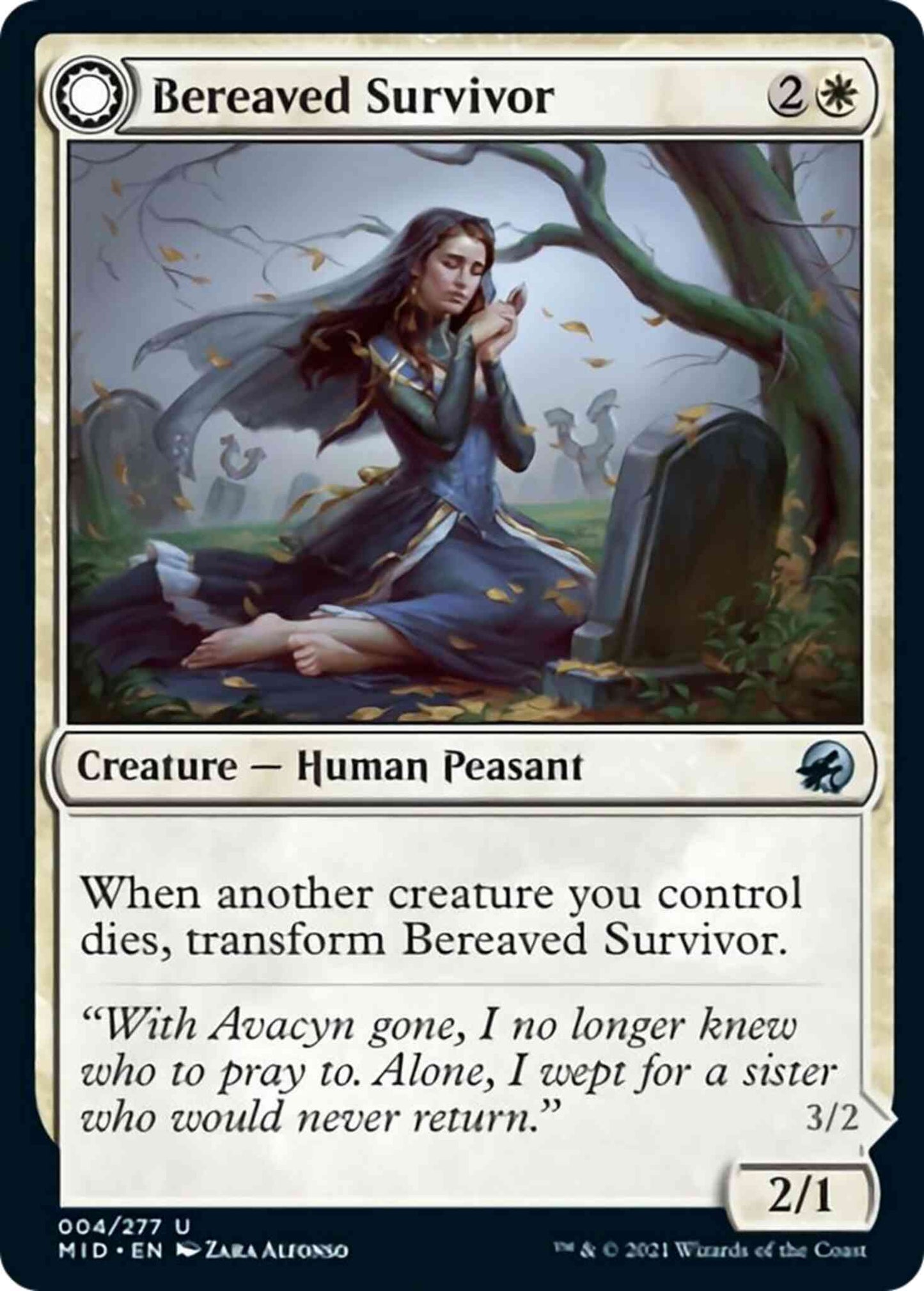 Bereaved Survivor // Dauntless Avenger [4] [Innistrad: Midnight Hunt] [Non-Foil]