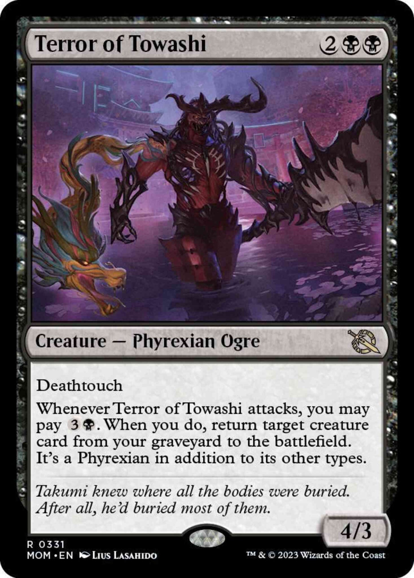 Terror of Towashi [331] [Jumpstart Exclusive] [March of the Machine] [Non-Foil]