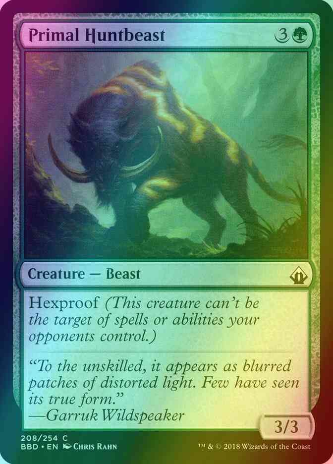 Primal Huntbeast [208] [Battlebond] [Foil]