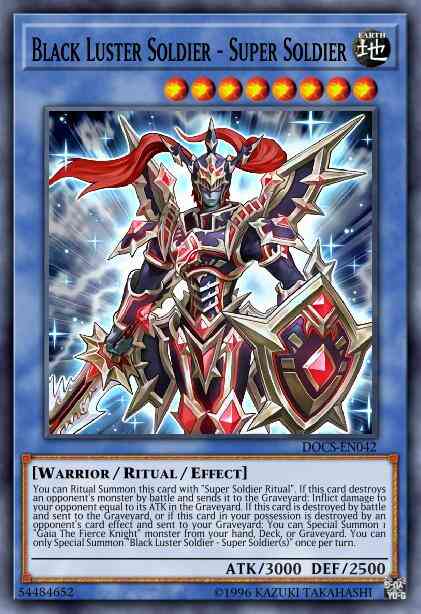 Black Luster Soldier - Super Soldier - DOCS-EN042 - Ultra Rare - Unlimited