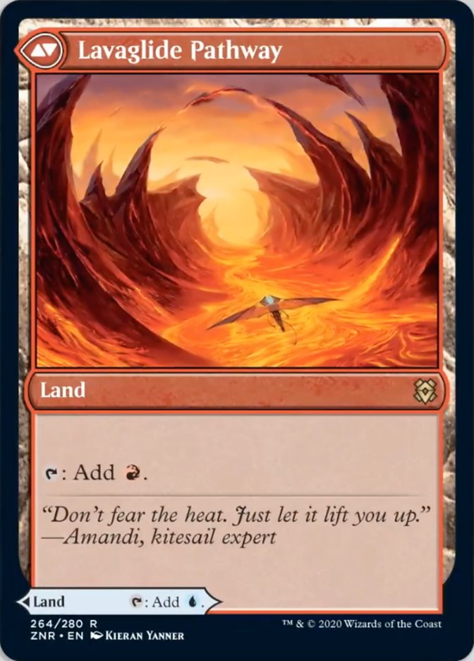 Riverglide Pathway // Lavaglide Pathway [264] [Zendikar Rising] [Non-Foil]