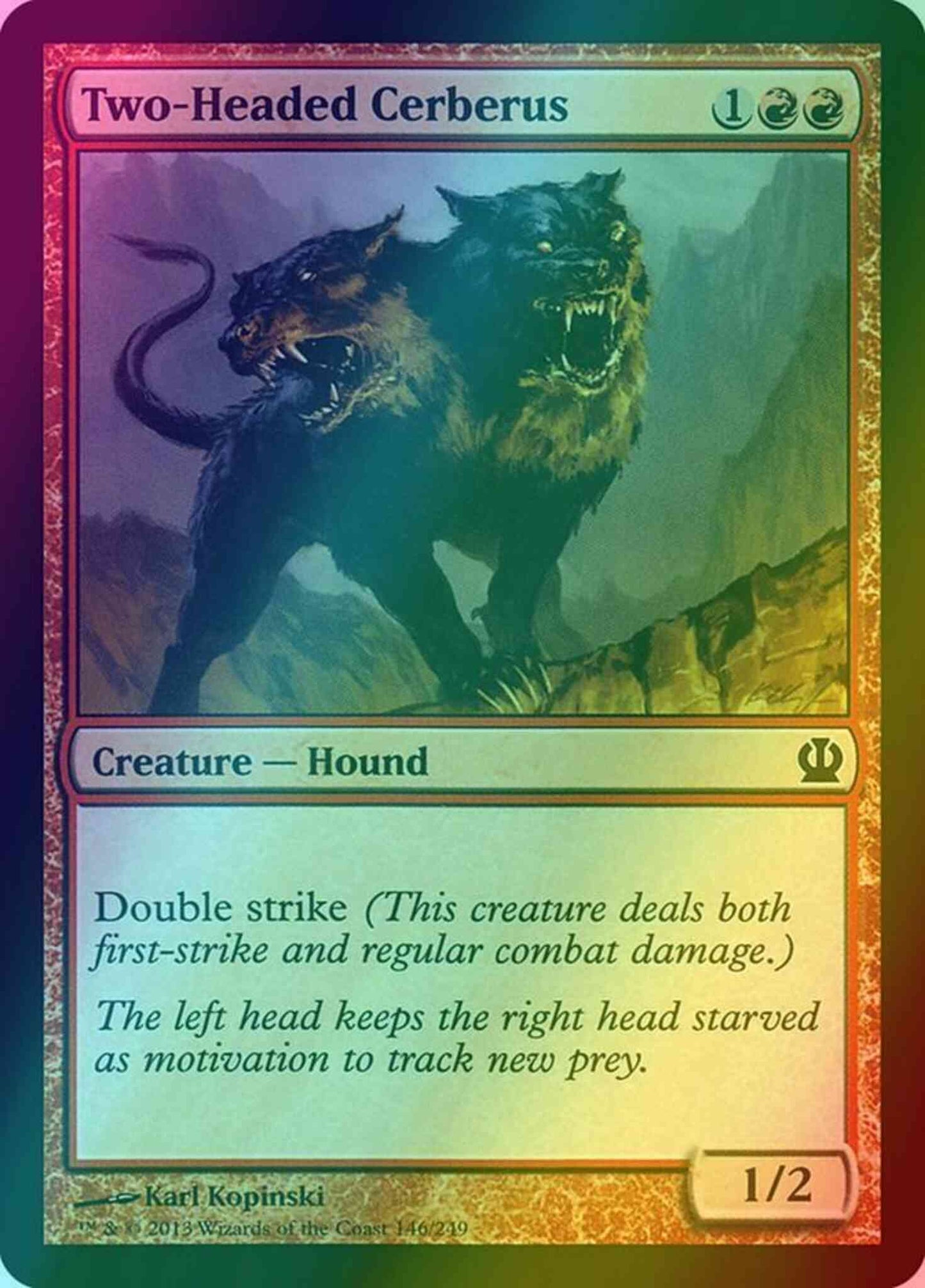 Two-Headed Cerberus [146] [Theros] [Foil]