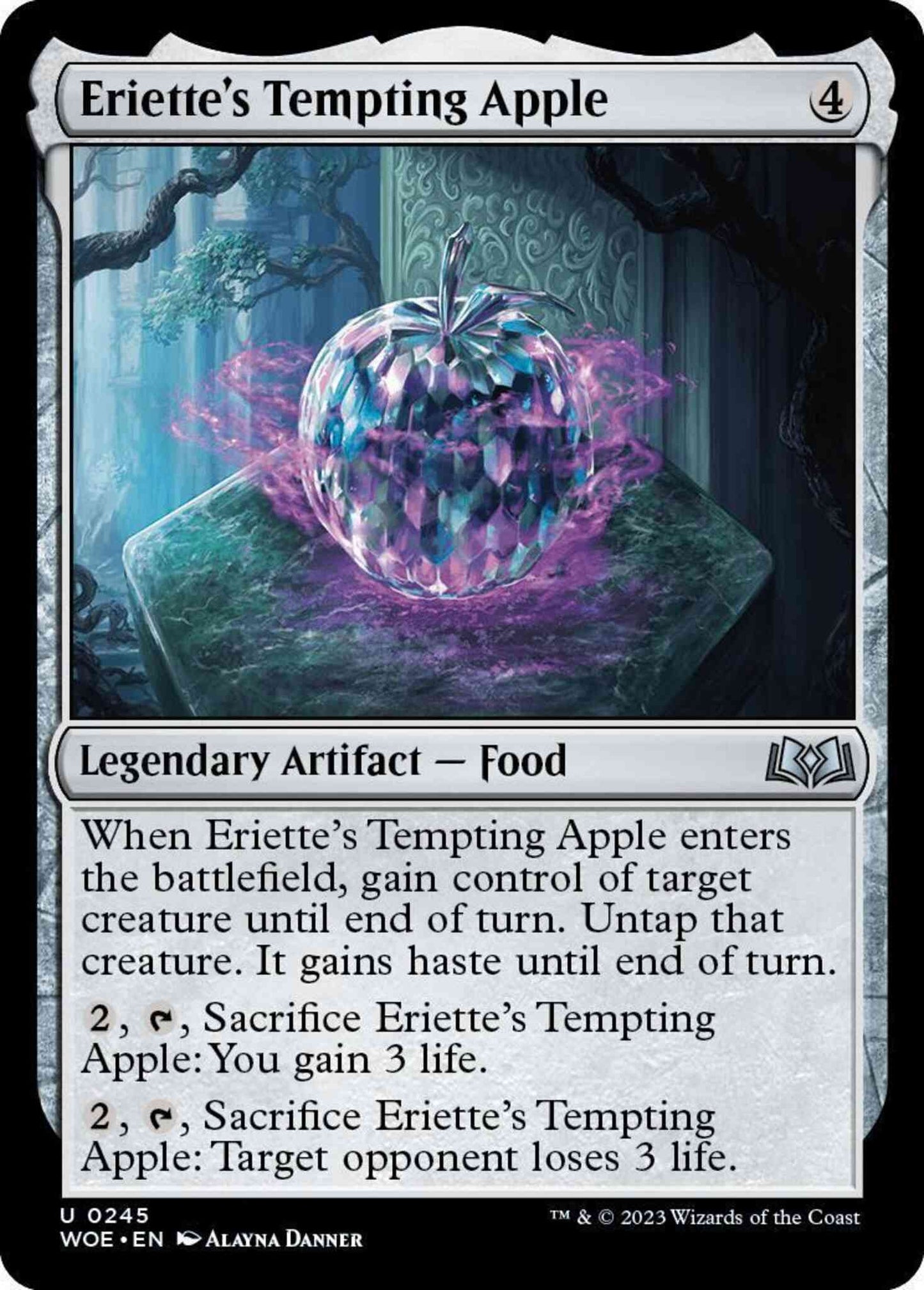 Eriette's Tempting Apple [245] [Wilds of Eldraine] [Non-Foil]