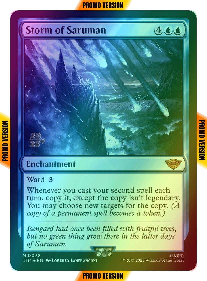 Storm of Saruman [72s] [Prerelease] [The Lord of the Rings: Tales of Middle-earth: Promos] [Foil]