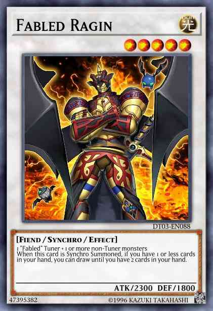 Fabled Ragin - HA03-EN058 - Secret Rare - 1st Edition