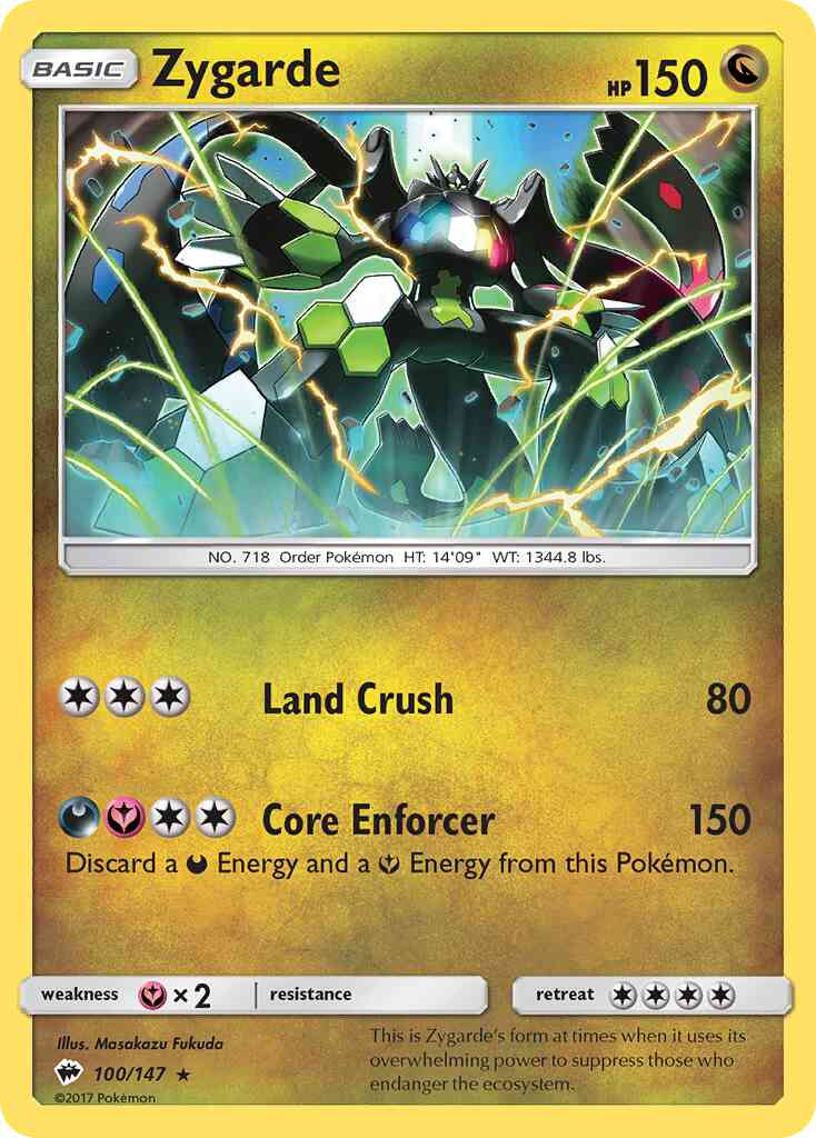 Zygarde - 100/147 - Rare Holo [sm3-100] [Holo]