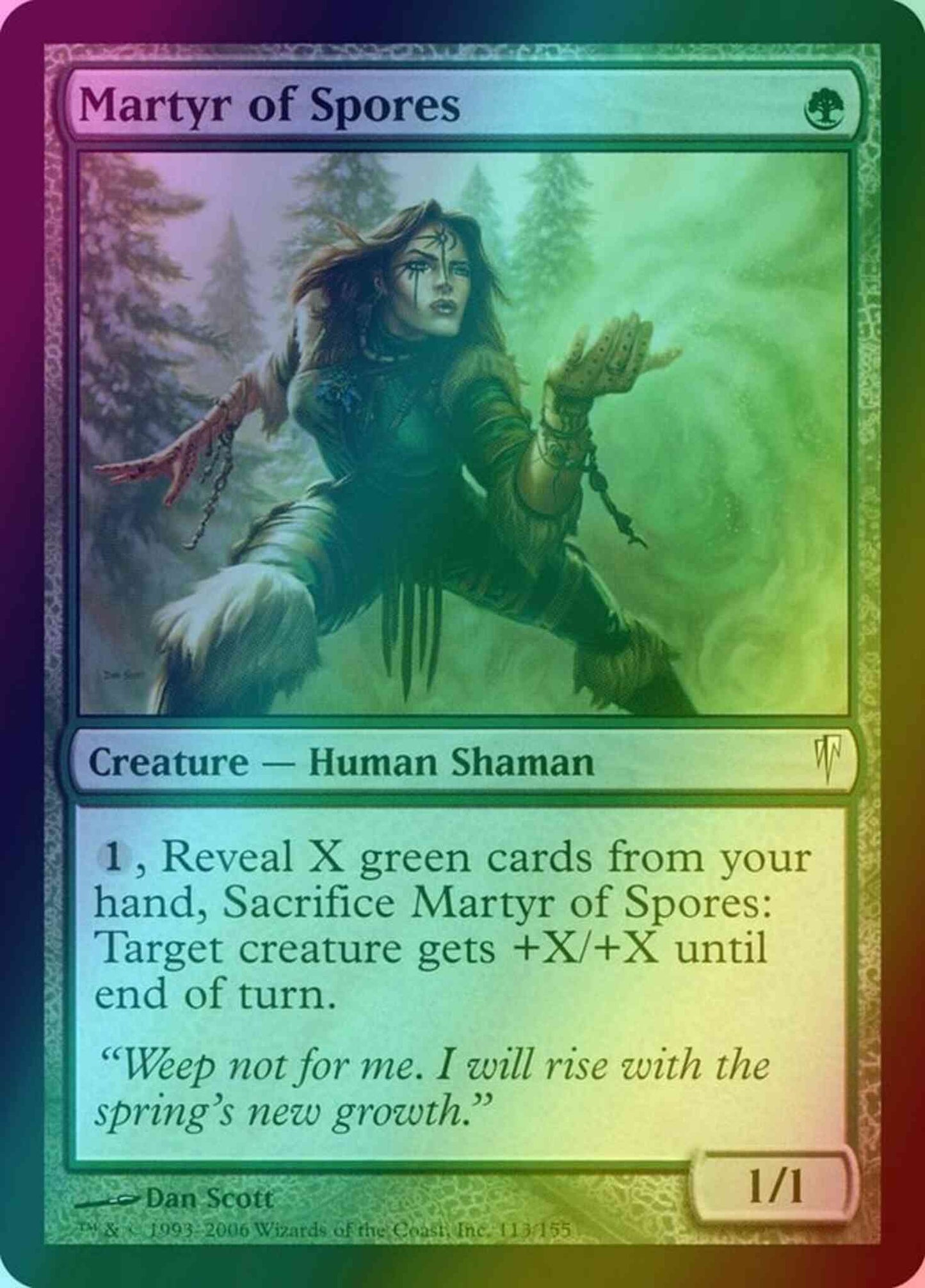 Martyr of Spores [113] [Coldsnap] [Foil]