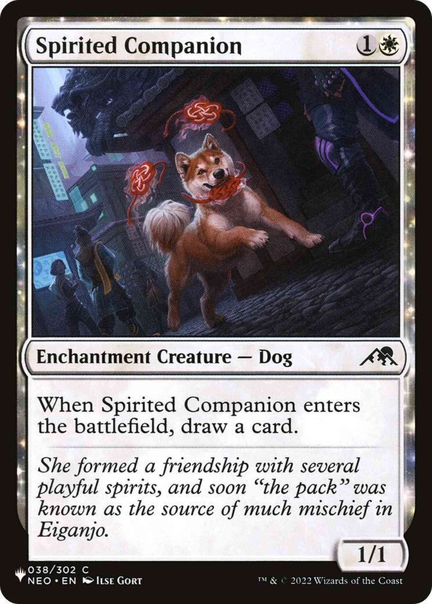 Spirited Companion [NEO-38] [The List] [Non-Foil]