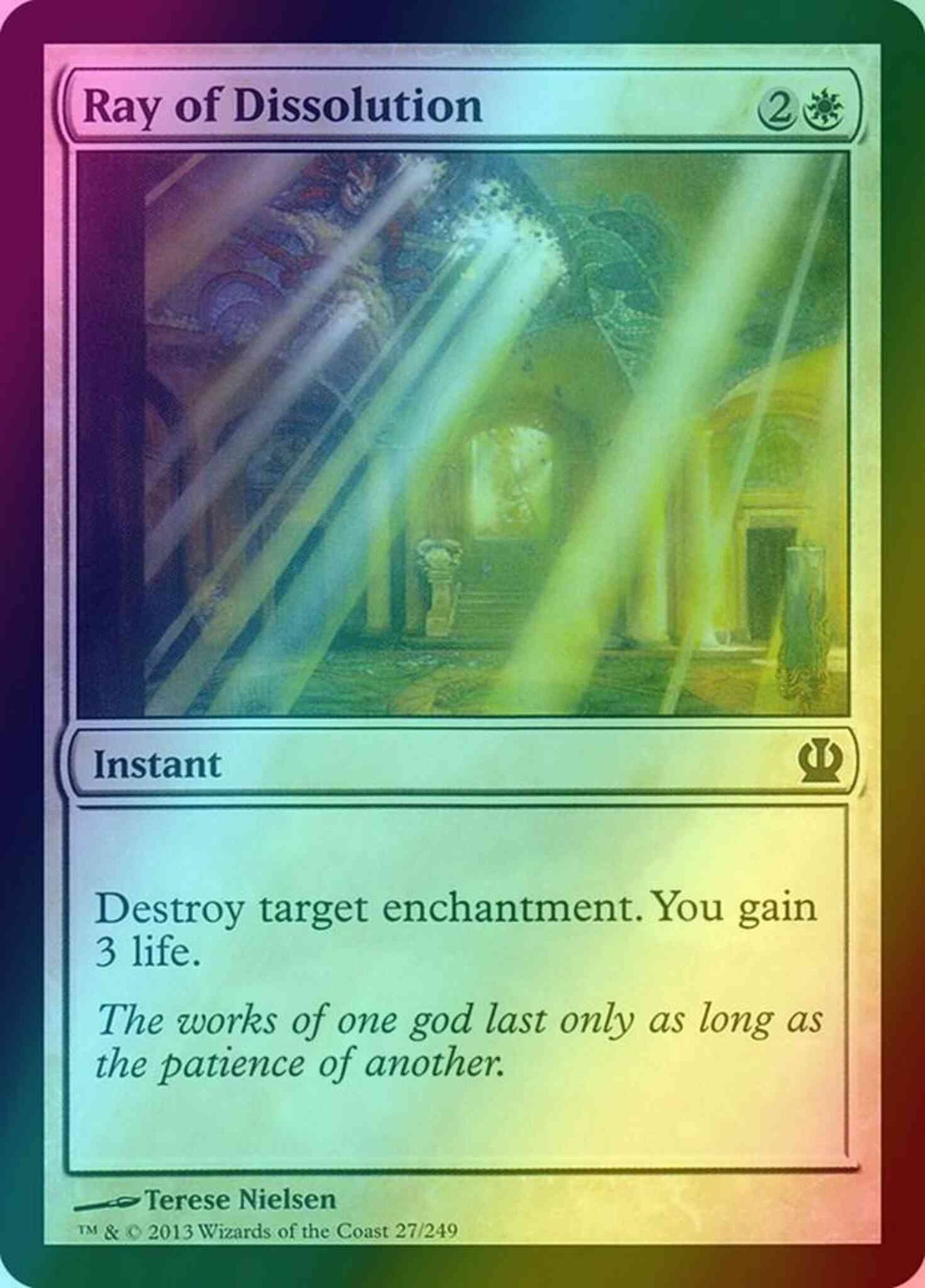 Ray of Dissolution [27] [Theros] [Foil]