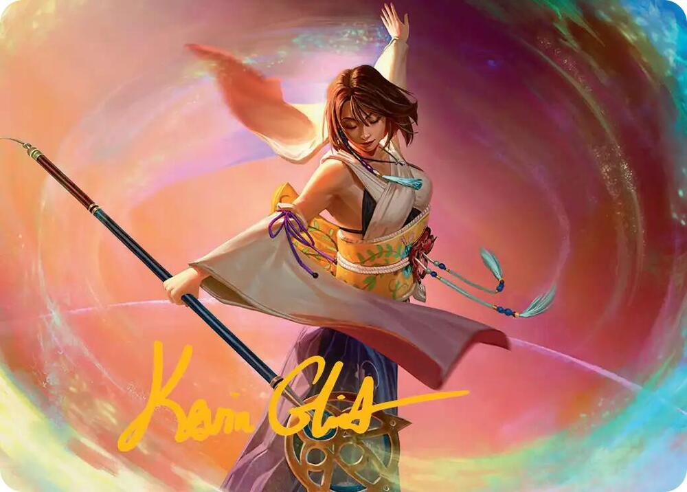 22/53 - Yuna, Grand Summoner Art Card [FINAL FANTASY: Art Series] [Gold-Stamped]
