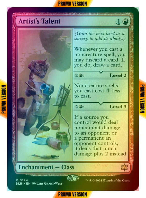 Artist's Talent [124p] [Promo Pack] [Bloomburrow: Promos] [Foil]