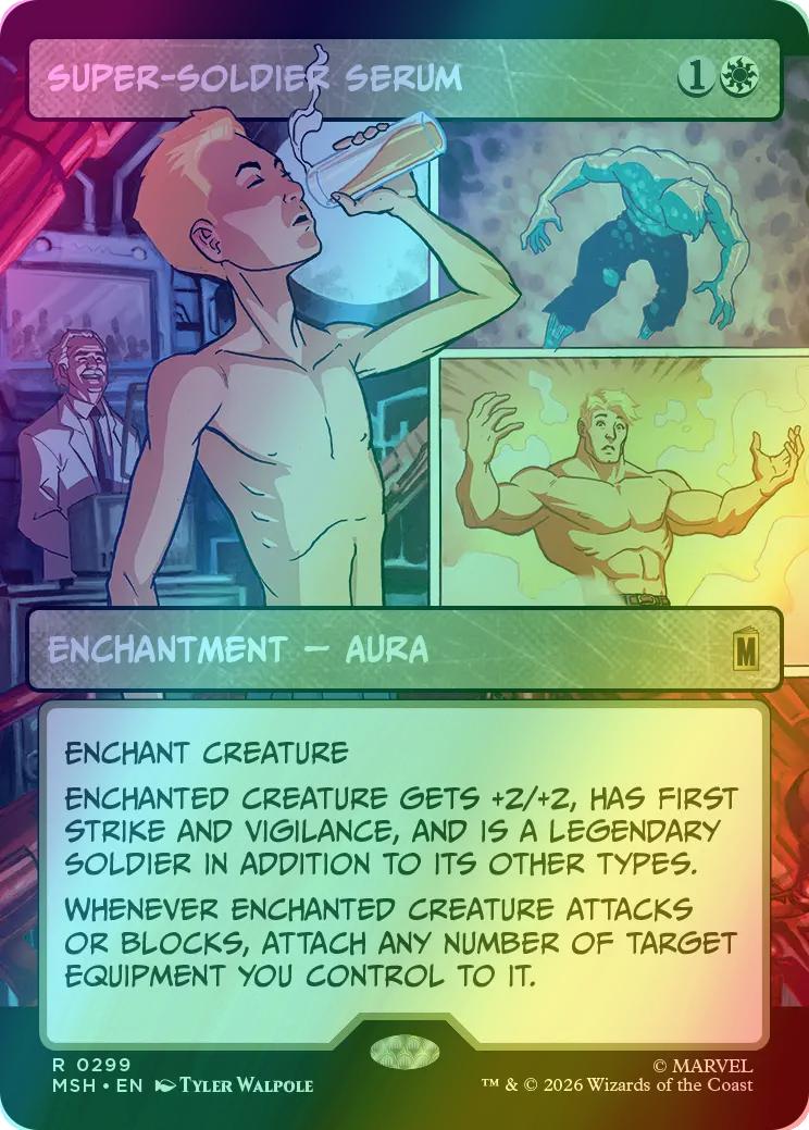 Super-Soldier Serum [299] [Panel Panel Showcase] [Marvel Super Heroes] [Foil]