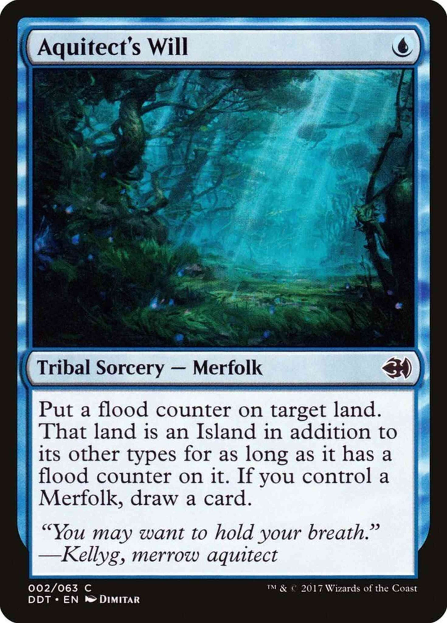 Aquitect's Will [2] [Duel Decks Merfolk vs Goblins] [Non-Foil]