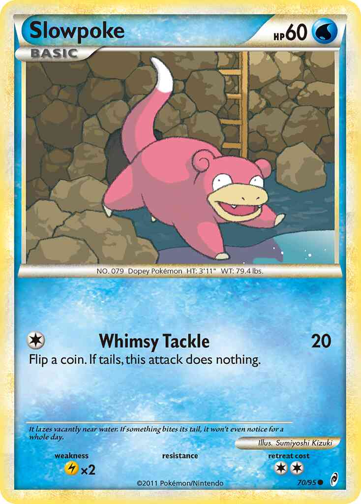 Slowpoke - 70/95 - Common [col1-70] [Reverse Holo]