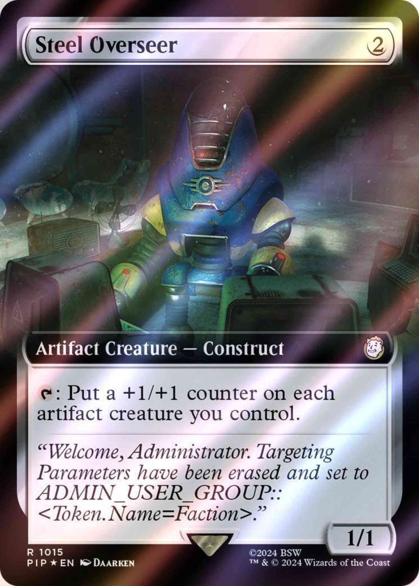 Steel Overseer [1015] [Extended Art] [Fallout] [Surge Foil]