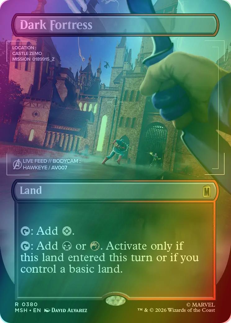 Dark Fortress [380] [Borderless] [Marvel Super Heroes] [Foil]