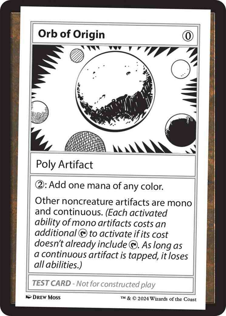 Orb of Origin [370] [Playtest Card] [Mystery Booster 2] [Non-Foil]