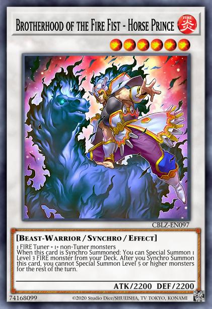 Brotherhood of the Fire Fist - Horse Prince - OP12-EN020 - Common - Unlimited